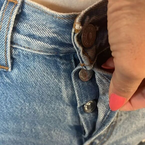 Levi's Rare Blank Tag WEDGIE STRAIGHT FIT WOMEN'S JEANS, 25! - Picture 4 of 10